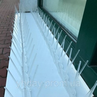 Шипы противоприсадные пластиковые Jacopic выполнены полностью из поликарбоната. . . фото 4