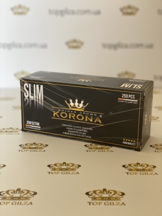 Ящик гільз для набивання сигарет Korona Slim 40 блоків по 250 шт. Львів. фото 1 Ящик гільз для набивання сигарет Korona Slim 40 блоків по 250 шт. Львів. фото 1