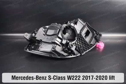 Новый корпус фары Mercedes-Benz S-Class W222 LED Multibeam (2017-2020) рестайлин. . фото 4