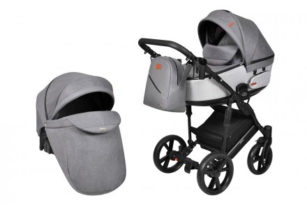 Дитяча коляска 2 в 1 Angelina Amica Premium сіра 33. Киев. фото 1 Дитяча коляска 2 в 1 Angelina Amica Premium сіра 33. Киев. фото 1