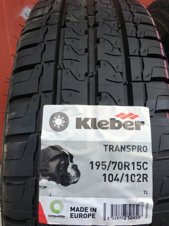 Продам НОВЫЕ летние шины Kleber:
195/70R15C 104/102R Transpro Kleber (бренд Фра. . фото 4