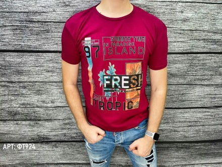 Чоловічі футболки з Турції, 100% хлопок, розмір XL. . фото 3