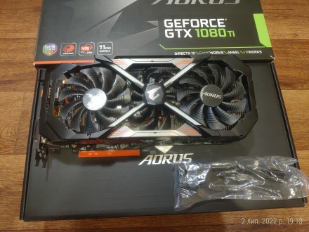 Gigabyte GeForce GTX 1080 Ti 11Gb (GV-N108TAORUS-11GD). Киев. фото 1 Gigabyte GeForce GTX 1080 Ti 11Gb (GV-N108TAORUS-11GD). Киев. фото 1