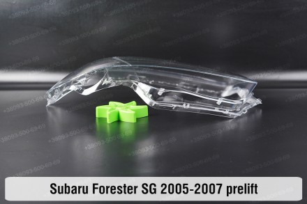Стекло на фару Subaru Forester SG (2005-2008) II поколение рестайлинг правое.В н. . фото 9