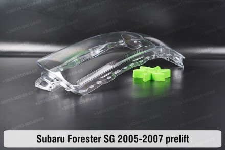 Стекло на фару Subaru Forester SG (2005-2008) II поколение рестайлинг правое.В н. . фото 4