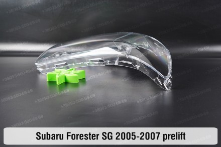 Стекло на фару Subaru Forester SG (2005-2008) II поколение рестайлинг правое.В н. . фото 7