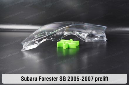 Стекло на фару Subaru Forester SG (2005-2008) II поколение рестайлинг правое.В н. . фото 5
