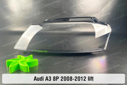 Стекло на фару Audi A3 8P (2008-2012) II поколение рестайлинг левое.
В наличии с. . фото 2