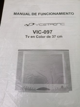 Продаю телевізор VICETRONC VIC097. TV En Color de 37см. . фото 5
