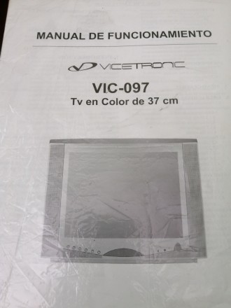 Продаю телевізор VICETRONC VIC097. TV En Color de 37см. . фото 4