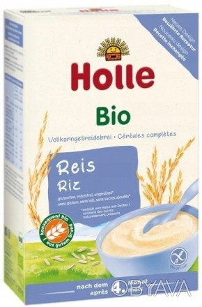 Цельнозерновая рисовая каша для детей Холло Био Holle Bio - это полностью органи. . фото 1