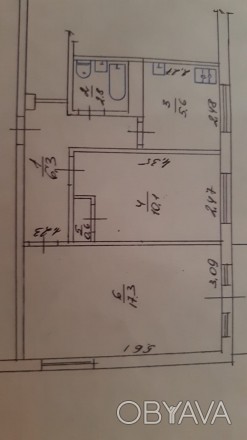 Продается 2 х комнатная квартира. В тихом районе .