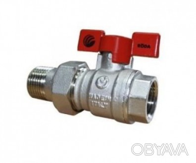 Шаровой кран с американкой-бабочка 1-1/4"