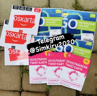 Сим карты Чехии O2,T-mobile ,Oskarta. Харків. фото 1 Сим карты Чехии O2,T-mobile ,Oskarta. Харків. фото 1