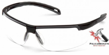 Защитные очки Ever-Lite от Pyramex (США) цвет линз прозрачный; материал линз пол. . фото 2