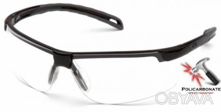 Защитные очки Ever-Lite от Pyramex (США) цвет линз прозрачный; материал линз пол. . фото 1