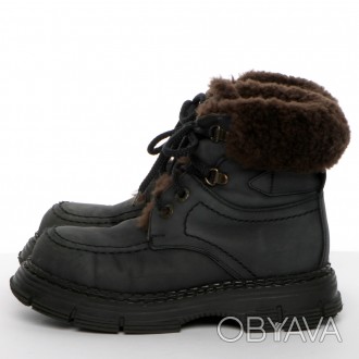 Продаются кожаные зимние ботинки на мальчика, фирмы DIGIS (Турция). 
Размер 34 . . фото 1