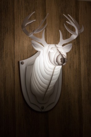 Светильник голова оленя (head of a deer lamp) БРА. Черкаси. фото 1 Светильник голова оленя (head of a deer lamp) БРА. Черкаси. фото 1