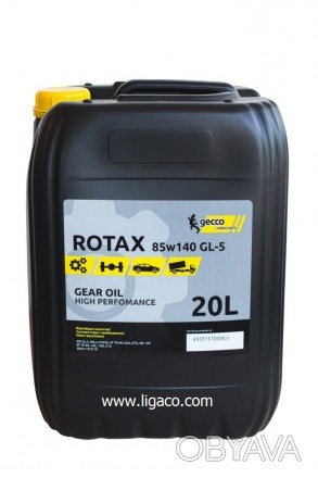 Gecco lubricants Rotax 85w140 GL-5- це трансмісійна олива з EP-властивостями, пр. . фото 1