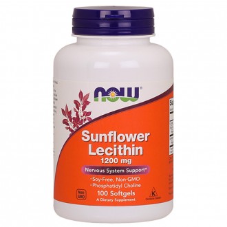 
Описание NOW Sunflower Lecithin 1200 мг
Now foods Sunflower Lecithin 1200 mg – . . фото 3