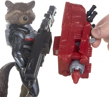Фигурка Hasbro Реактивный енот (Ракета) 16 см Стражи Галактики - Rocket Raccoon . . фото 7