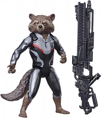 Фигурка Hasbro Реактивный енот (Ракета) 16 см Стражи Галактики - Rocket Raccoon . . фото 2