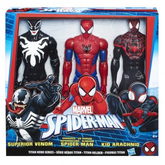 Набор Hasbro Веном, Человек-паук и Майлз Моралес - Arachnid, Superior Venom, Spi. . фото 2