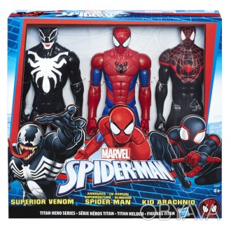 Набор Hasbro Веном, Человек-паук и Майлз Моралес - Arachnid, Superior Venom, Spi. . фото 1
