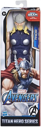 Игрушка Hasbro Тор с молотом 30см Мстители - Thor, Titan Hero Series Blast Gear,. . фото 3