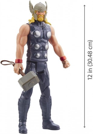 Игрушка Hasbro Тор с молотом 30см Мстители - Thor, Titan Hero Series Blast Gear,. . фото 5