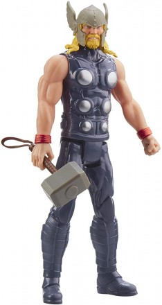 Игрушка Hasbro Тор с молотом 30см Мстители - Thor, Titan Hero Series Blast Gear,. . фото 4