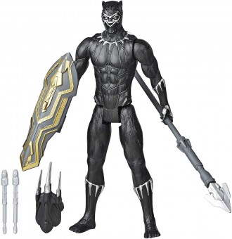Игрушка Hasbro Черная Пантера 30см Мстители - Black Panther, Titan Hero Series B. . фото 2