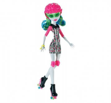 
Кукла Монстер Хай Гулия Йелпс на роликах Monster High Roller Maze Ghoulia Yelps. . фото 2