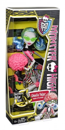 
Кукла Монстер Хай Гулия Йелпс на роликах Monster High Roller Maze Ghoulia Yelps. . фото 6