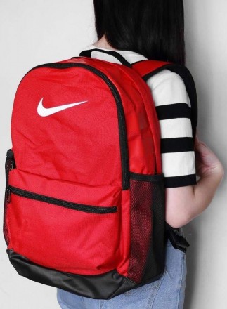 Спортивный рюкзак Nike CK0932-657 красный
Описание товара:
	Рюкзак изготовлен из. . фото 5