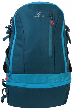 Рюкзак спортивный с дождевиком Rocktrail Wander-rucksack 25L IAN376550 бирюзовый. . фото 3