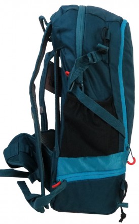 Рюкзак спортивный с дождевиком Rocktrail Wander-rucksack 25L IAN376550 бирюзовый. . фото 7