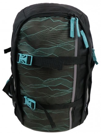 Городской рюкзак с усиленной спинкой Topmove 22L черный с зеленым IAN383580
Опис. . фото 3