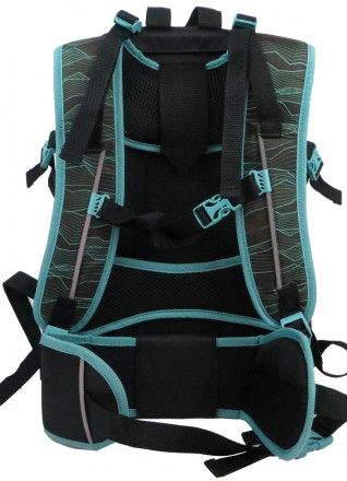 Городской рюкзак с усиленной спинкой Topmove 22L черный с зеленым IAN383580
Опис. . фото 6