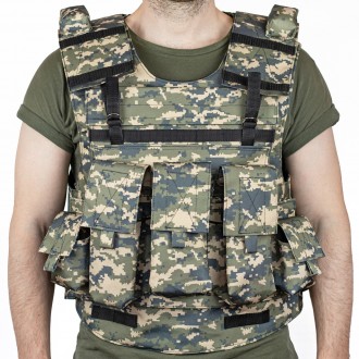 Разгрузочный жилет плитоноска Cordura1000D пиксельный (RZ3PX). Белая Церковь. фото 1 Разгрузочный жилет плитоноска Cordura1000D пиксельный (RZ3PX). Белая Церковь. фото 1