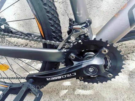 Велосипед найнер Crosser MT-036 29" (рама 17, 2*9) Hidraulic L-TWOO серо-черный
. . фото 3
