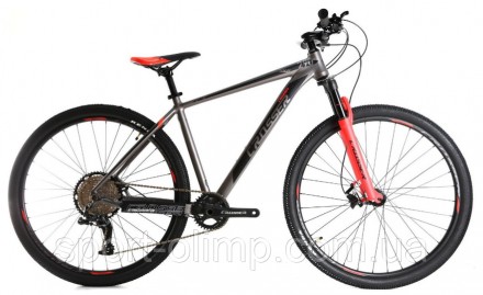 Велосипед найнер Crosser Solo 29" (рама 21, 3*10) Shimano DEORE сіро-червоний
Он. . фото 2