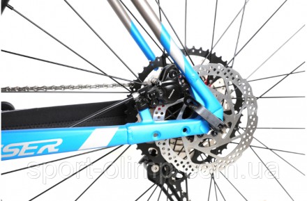 Велосипед найнер Crosser X880 29" (рама 19, 1*12) Shimano DEORE сіро-синій
Cross. . фото 10