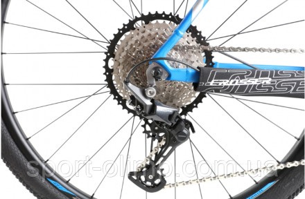 Велосипед найнер Crosser X880 29" (рама 19, 1*12) Shimano DEORE сіро-синій
Cross. . фото 5