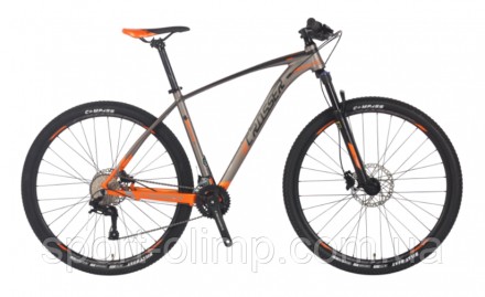 Велосипед найнер Crosser X880 29" (рама 17, 21S) Hidraulic Shimano сіро-помаранч. . фото 2