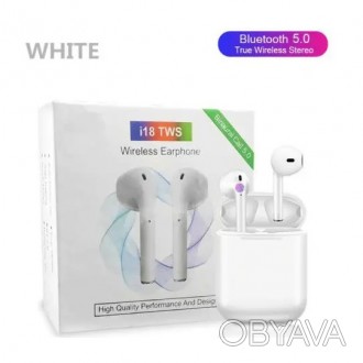 Наушники беспроводные блютуз TWS i18 Touch 5.0