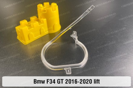 Кольцо световод фары BMW 3 F34 GT LED (2016-2020) рестайлинг большое внешнее лев. . фото 5
