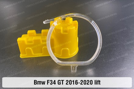 Кольцо световод фары BMW 3 F34 GT LED (2016-2020) рестайлинг большое внешнее лев. . фото 2