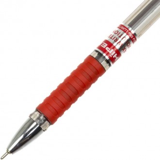 Ручка масляна Hiper Max Writer Evolution HO-335-ES 2500м 0,7мм червона HO-335-ES. . фото 4