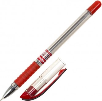 Ручка масляна Hiper Max Writer Evolution HO-335-ES 2500м 0,7мм червона HO-335-ES. . фото 3
